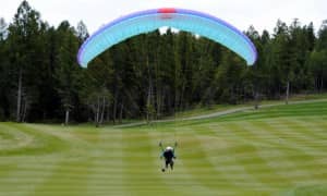 Landing with BobbyJo at Copperside Golf course