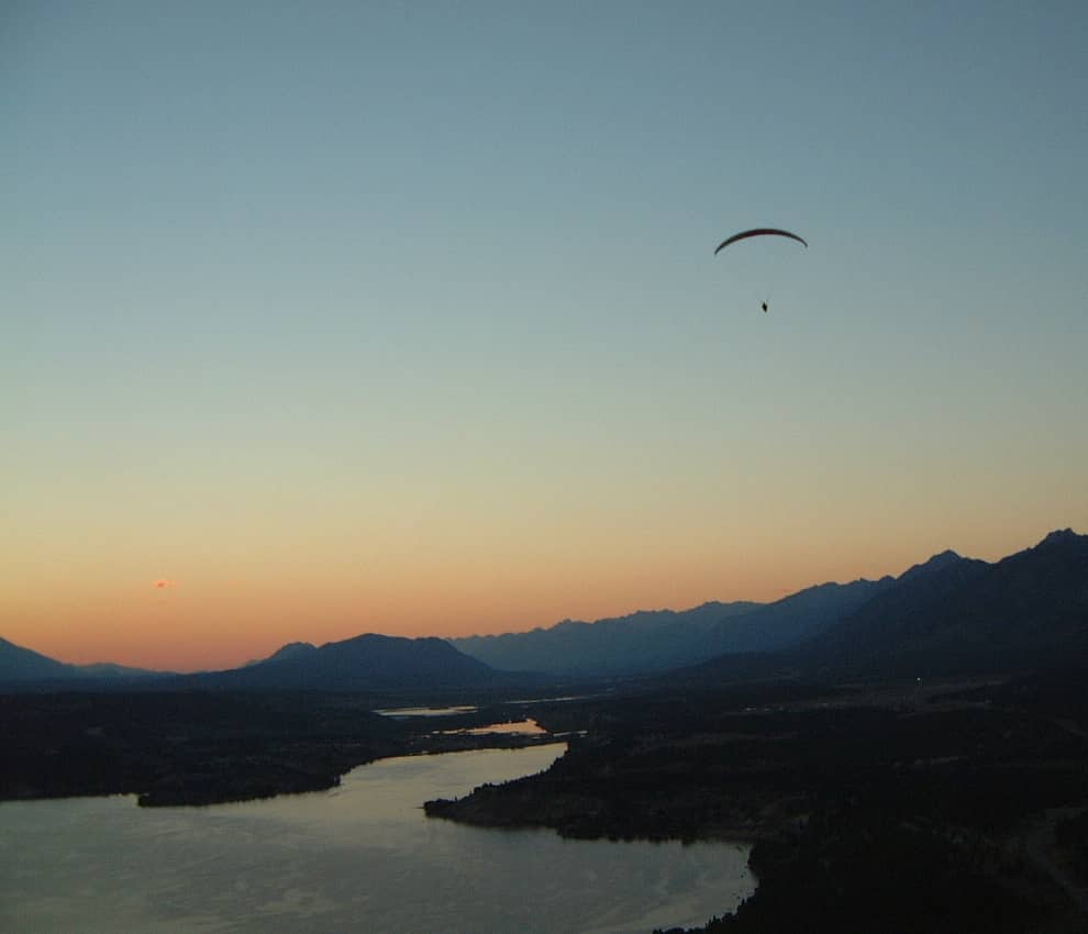DSCF0403 Paragliding over the Columbia Valley